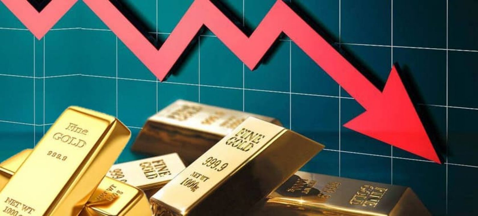 سقوط قیمت طلا به پایین ترین سطح یک ساله